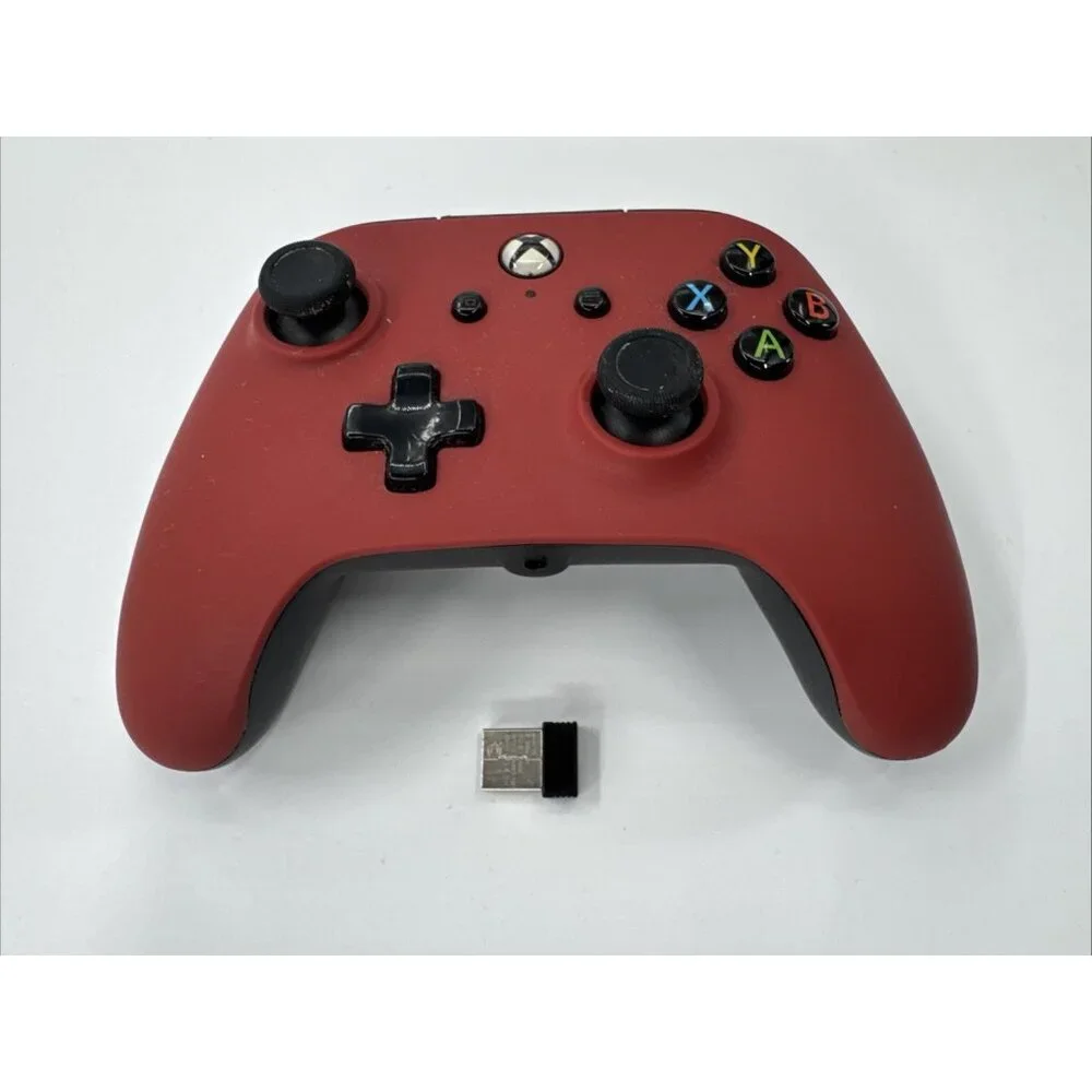 Power A Controller for XBox One Matte Red No Cord WORKS 1511648-01